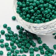 Rocailles, Teal, 12/0, 1,5 ~ 2mm, Hole: 0.5 ~ 1mm, ongeveer 30000pcs / bag - #217399
