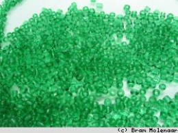 Rocailles 2mm trans Dk Groen -100Gram - #5991