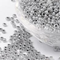 Rocailles ceylon zilver 3mm per 50gram - #132244