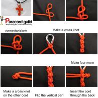 rood/blauw  paracord 2mm - per 5 meter verpakt - #81013