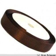 Satijn Ribbon Bruin 12.5mm - 13,5mtr - #14124