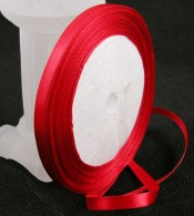 Satijn Ribbon Rood 6mm - 23mtr - #80407