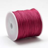 Satijnkoord bordeaux 1mm - Per 10 meter - #20724