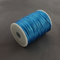 Satijnkoord Dodger blauw- Per 5 meter - #3208