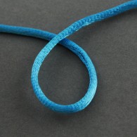 Satijnkoord Dodger blauw- Per 5 meter - #3208