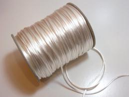 Satijnkoord Ivoor 2mm- per 5 meter - #15764