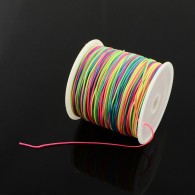 Satijnkoord mix 1mm - Per 10 meter - #76224