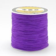 Satijnkoord paars 1mm - Per 10 meter - #83441