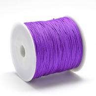 Satijnkoord paars 1mm - Per 10 meter - #83441