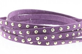 Veter paars met studs - 100cm - #74718