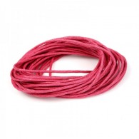 Waxkoord fuchsia 2mm - 5 x 100cm - #83445