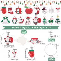 WineCharm set zilverkleur - Kerst - #441169
