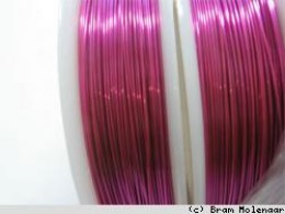 Wire Wire draad Fucshsia 0.6mm - 9 meter - #346